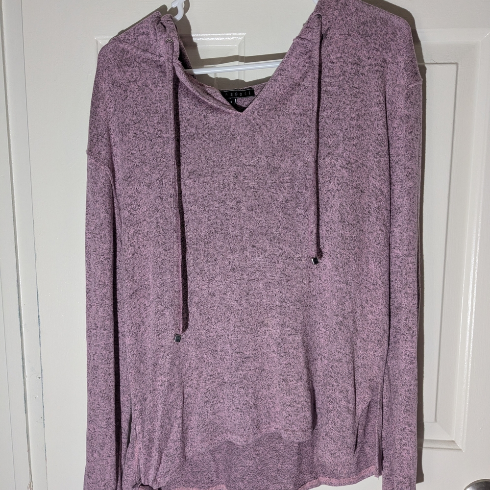 Zara Lavender Hooded Sweatshirt